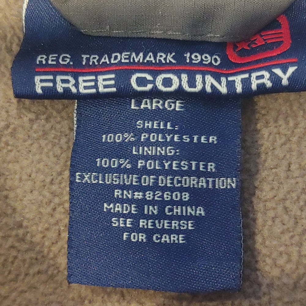 Free Country Fleece 3 Pocket Light weight - Picture 4 of 6